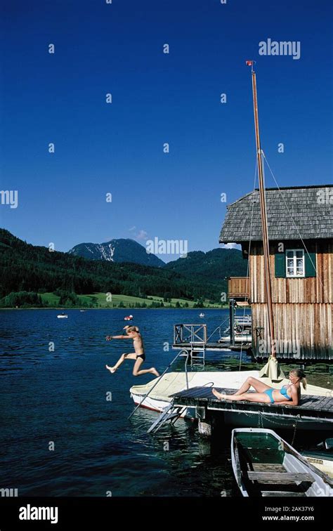 Lake Weissensee Is The 4th Biggest Lake In Austria And Is Located At