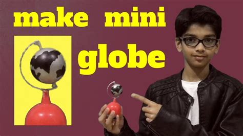 How To Make A Globe For School Project With A Ball Mini Miniature Globe