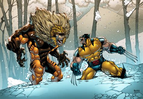 Wolverine And Sabertooth By Alonsoespinoza On Deviantart