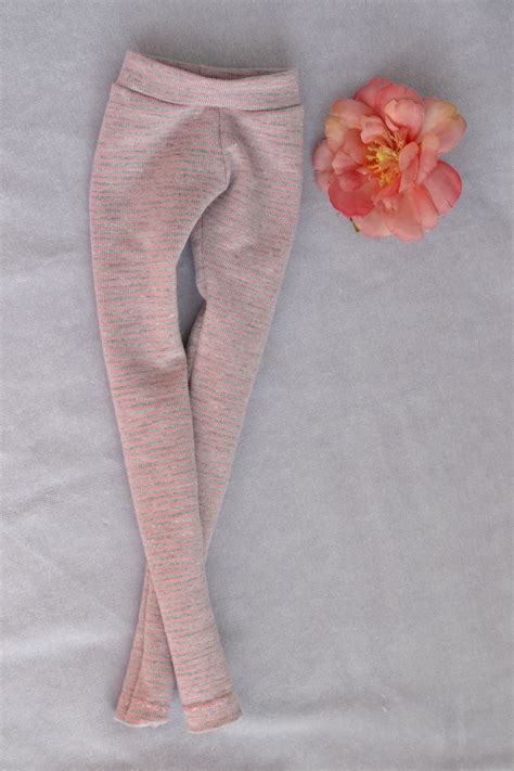 Leggings Pinkgray For Doll 14 Msd Minifee Mnf Bjd Candydoll Etsy
