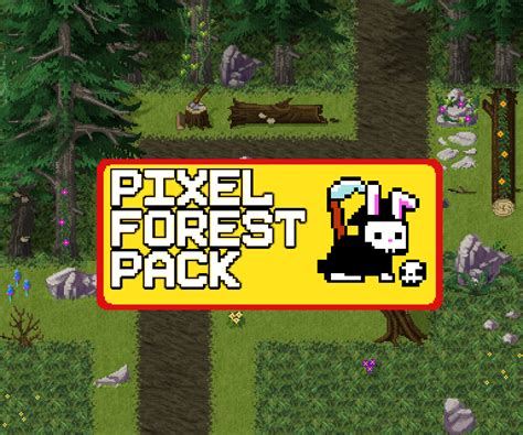 Pixel Forest Tileset Just Released On Itch Over 800 Handmade Pixel Art
