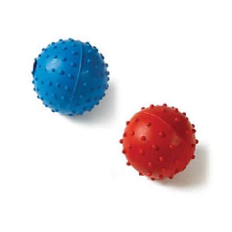 Classic Pimple Rubber Ballbell Dog Chew Toy Hard Wearing Smalllarge