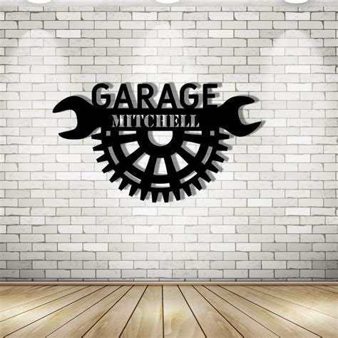 Personalized Garage Signoutdoor Decor Personalized Metal Garage