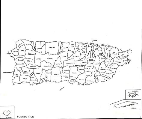 32 Mapa De Puerto Rico Y Sus Pueblos Para Imprimir Maps Database Source