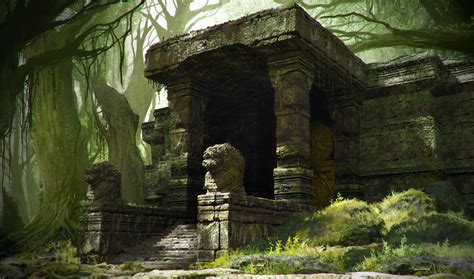 Jungle Temple Entrance By Ravirr17 On Deviantart Dark Fantaisie