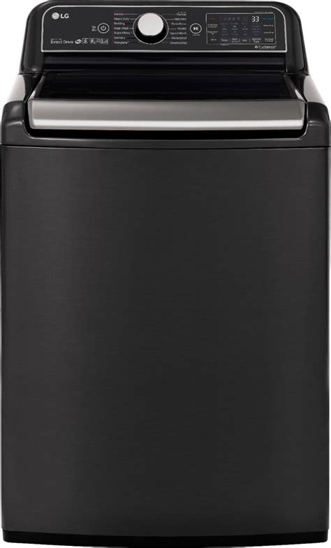 Lg 55 Cu Ft High Efficiency Smart Top Load Washer With Steam And
