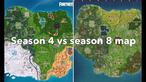 Fortnite season 11 map changes | is the new fortnite map bigger? Fortnite | Old vs New Map (season 4-8) - YouTube