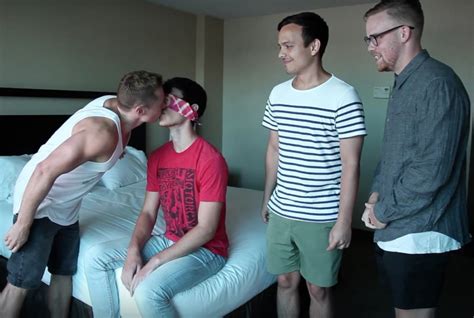 Straight Guy Takes Gay Kiss Challenge With Davey Wavey And ASAP