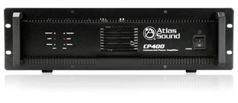Atlasied Cp400 Dual Channel 400w Commercial Power Amplifier