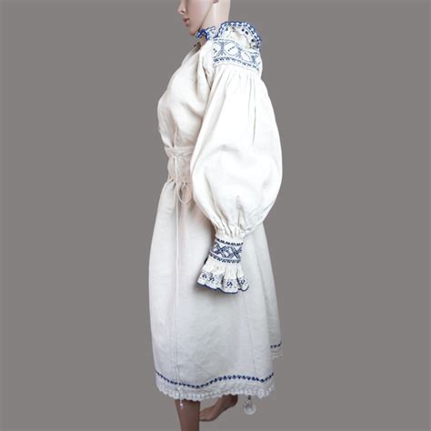 Handmade Vintage Romanian Costume From Bihor Peasant Costume From