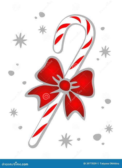 Candy Cane Stock Vector Illustration Of Stylization Candy 3977839