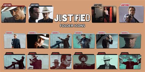 Justified TV Series Folder Icons By AckermanOP On DeviantArt