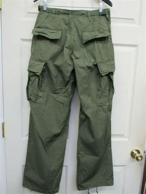 Vietnam Era Us Og 107 Ripstop Jungle Combat Tropical Trouser Pants