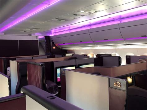 Review Qatar Airways A350 1000 Qsuites Business Class Upon Boarding