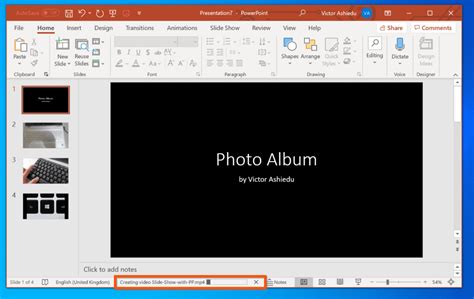 How To Make A Slideshow On Windows 10 With Powerpoint Or Photos App