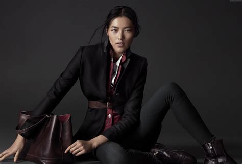 Model Brunette Top Fashion Models 2015 Suit Liu Wen Hd Wallpaper