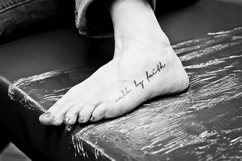 Due to the skin texture of hands, it is harder for a tattoo master to pull off a solid clean tattoo, but this faith. Our Reflection: Tattoo: Walk by Faith