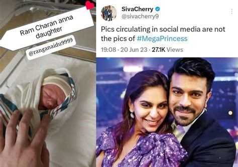 Ram Charan Upasana Kamineni Daughters First Pic Leaked Heres The