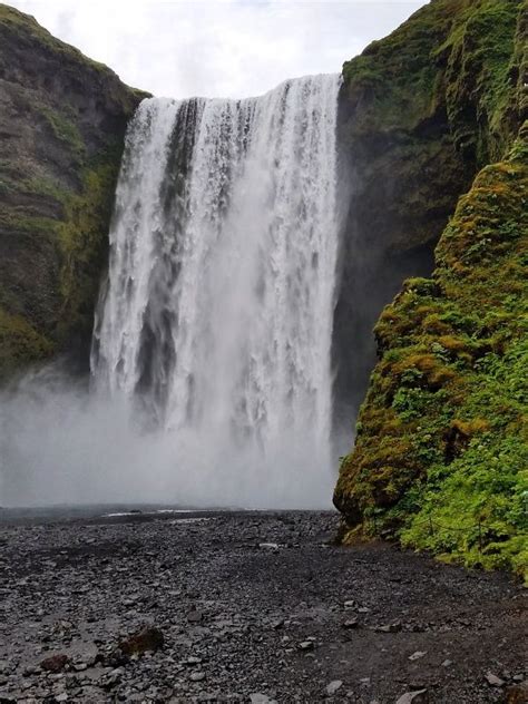 Vsco Skógafoss Waterfall July 2017 Skógar Iceland