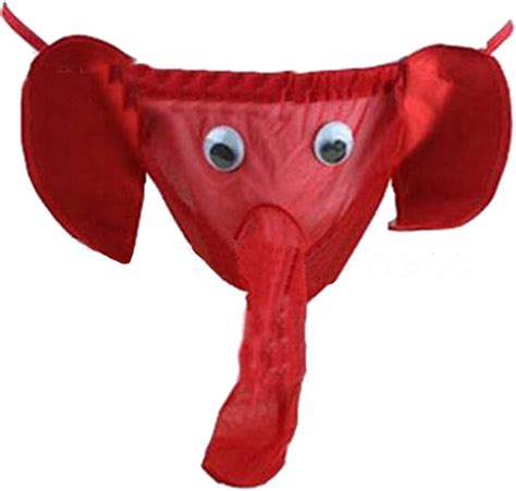Amazon Sexy Men Elephant Underwear Pouch Briefs Thongs Funny G