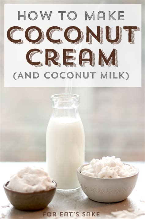 How To Make Homemade Coconut Cream And Coconut Milk From Dried Coconut