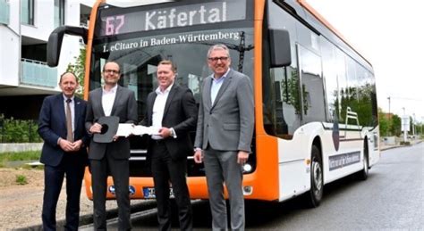 Rhein Neckar Verkehr Gmbh Takes On Three More Ecitaro Electric Buses