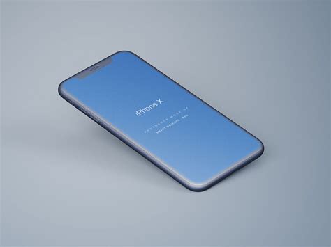 Free Perspective Iphone X Mockup Psd Creativebooster