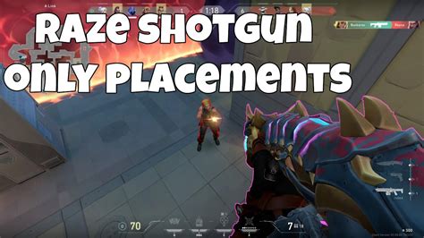 Shotgun Only Raze Rank Placements Valorant Youtube