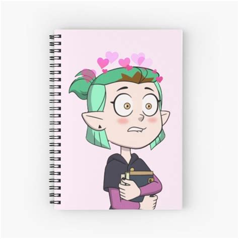 Amity Blight Blushing The Owl House Spiral Notebook For Sale By