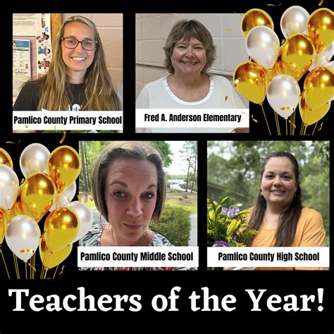 Teachers Of The Year Announced Pamlico County Middle School