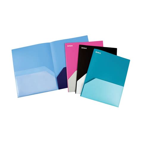 Oxford Assorted Poly Twisted Twin Folder University Book Store