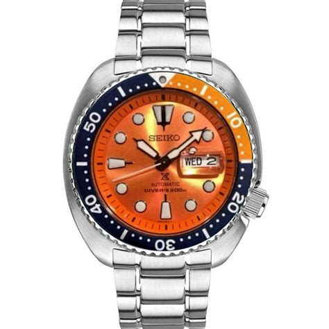Seiko Prospex Srpc95 Orange Turtle Asian Limited Edition Diver Mens
