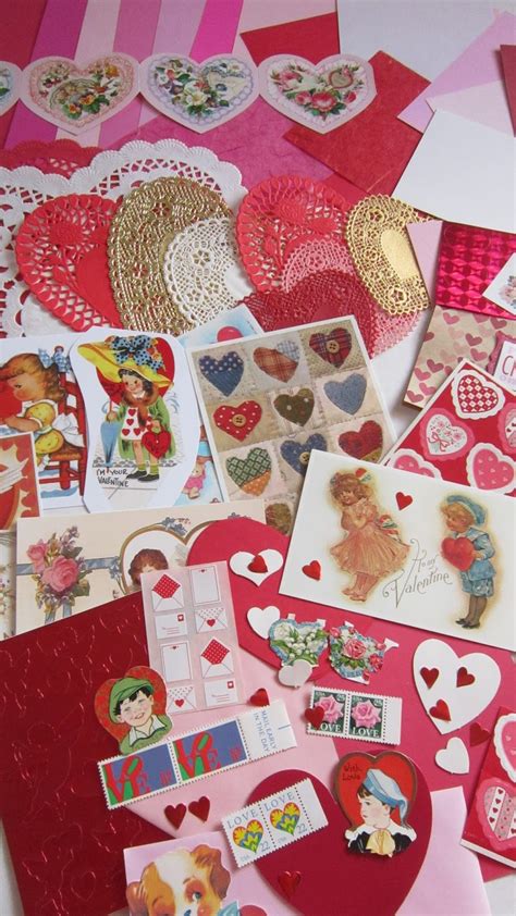 Heart decorated with rosespostcard vector. gold country girls: Make Some Old-Fashioned Valentine Cards With A Kit