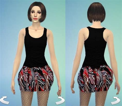 Bubble Dress At Tatyana Name Sims 4 Updates