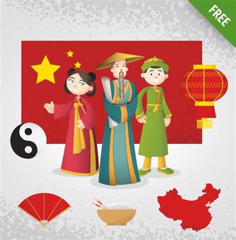 See more ideas about chinese art, asian art, chinese cartoon. Chinese Cartoon Characters Vector Set - Vector Characters
