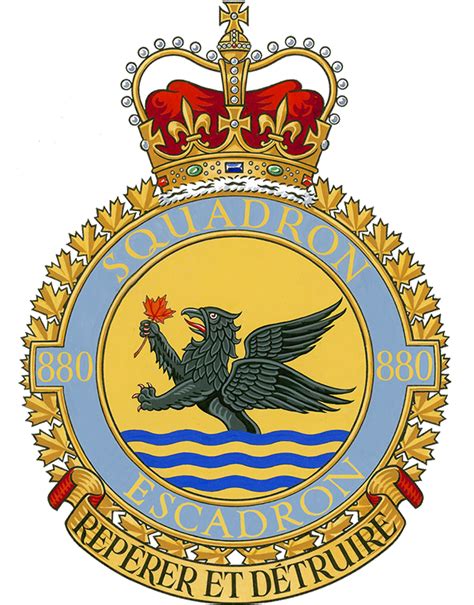 Fileno 880 Squadron Royal Canadian Air Forcepng Heraldry Of The World