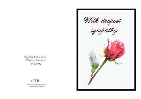 Images Of Printable Template For Sympathy Cards Regarding Sympathy