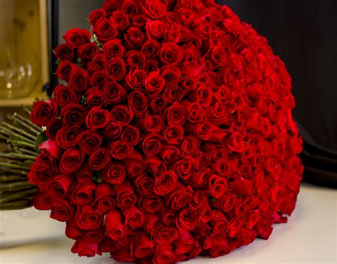 300 Red Roses Bouquet In Miami Fl Luxury Flowers Miami