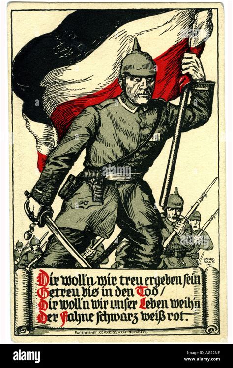 Events First World War Wwi Propaganda Germany Dir Woll`n Wir