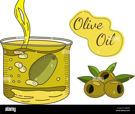 Olive Oil In Carafe Stock Vector Images Alamy