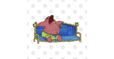 Patrick Sleeping On Couch Patrick Star T Shirt Teepublic