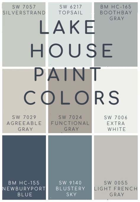 Lake House Paint Colors The Lilypad Cottage