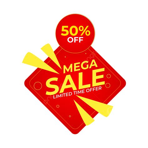 Limited Time Offer Vector Png Images 50 Off Mega Sale Limited Time