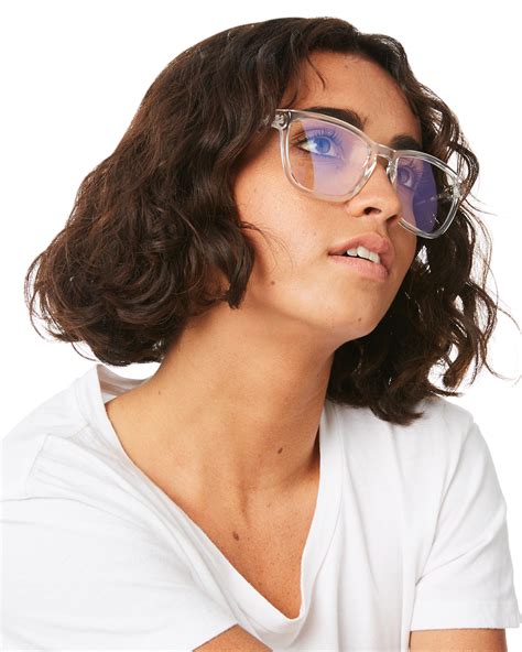 New Quay Eyewear Womens Hardwire Blue Light Blocker Glasses Natural Ebay