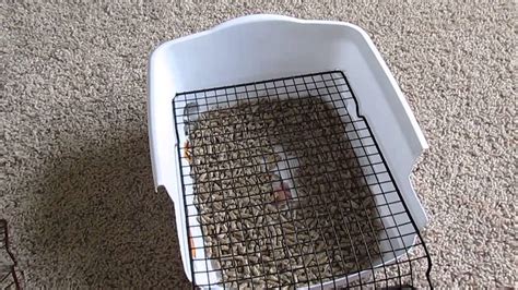 Rabbit Litter Box Custom Made Diy Scatterless With Grid