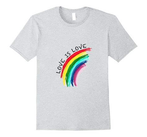 Love Is Love Rainbow T Shirt Gay Lesbian Pride Shirts
