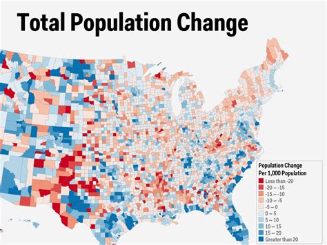 Here Are The Fastest Growing And Fastest Shrinking Counties In The Us