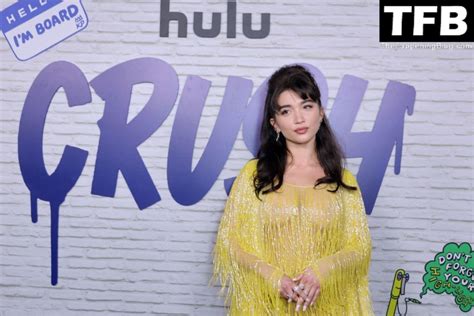 Rowan Blanchard Stuns In A See Through Dress At Hulus Original Film Crush Premiere In Hollywood