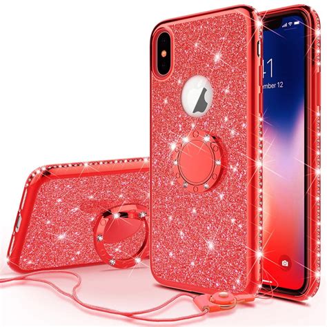 Apple Iphone Xr Casecute Glitter For Girls Women Wkickstandbling