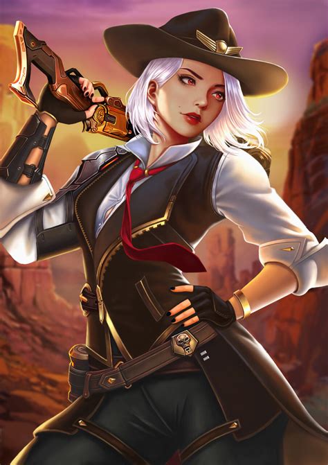 Artstation Fan Art Overwatch Ashe